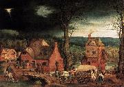 Cornelis Massijs Arrival of the Holy Family in Bethlehem china oil painting artist